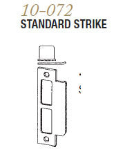 10-072 Standard Strike & Ext Lip - Doors and Specialties Co.