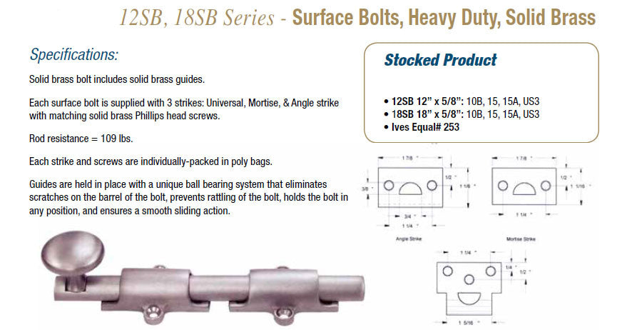 Deltana 12SB & 18SB Series