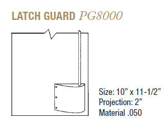 Latch Guard PG8000 - Doors and Specialties Co.