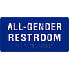 AGH-48 ALL GENDER SIGN RAISED & BRAILLE