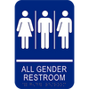 AGR-71 ALL GENDER RESTROOM SIGN RAISED BRAILLE