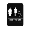 RSH68 6" X 9" UNISEX HANDICAP RESTROOM SIGN