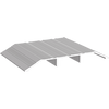 CR27105 SLIM CS SADDLE THRESHOLD 1/2" H X 5"