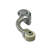 CURB19 SOLID BRASS CURVED ROLLER STOP