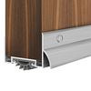 DSR-410 Aluminum Door Shoe with Rain Drip and Vinyl Insert