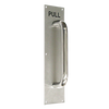 PULL1007ADA Engraved Stainless Steel Pull Plates (1" Round Pull Bar)