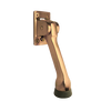 SBDH41300 5" SOLID BRASS KICK DOWN DOOR HOLDER