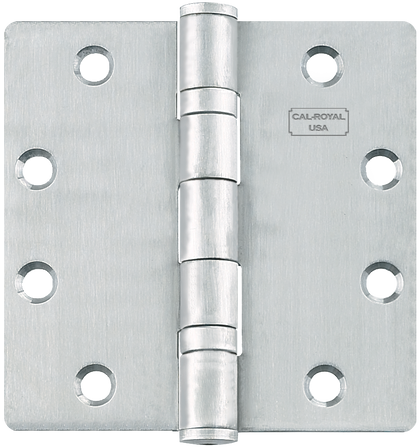 4-1/2 x 4-1/2 BBRC31- 1/4 RADIUS HINGE- Cal Royal Hardware