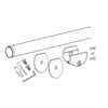 SLIDING ROD WITH ACCESSORIES
