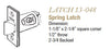 SCHLAGE 13-048 Spring Latch