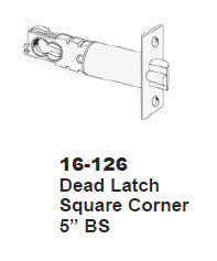 16-126 Dead Latch - Doors and Specialties Co.