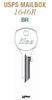 1646R KEY BLANK
