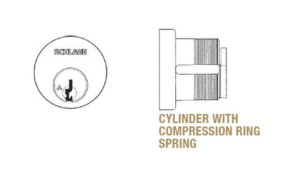 09-485 Mortise Cylinder - Doors and Specialties Co.