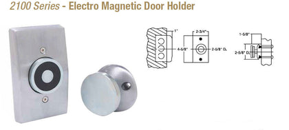 Doormerica 2100 Electro Magnetic Door Holder - Doors and Specialties Co.