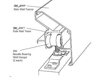 280SWT- Side Wall Track System - Doors and Specialties Co.