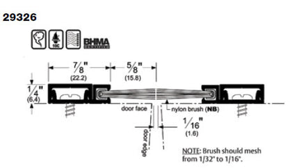 29326 Gasket - Doors and Specialties Co.