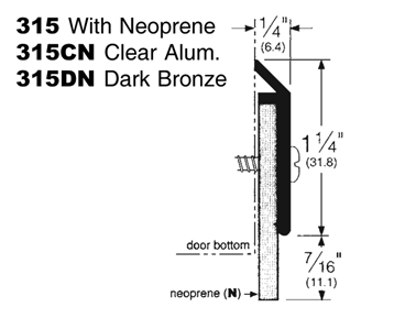 Surface Sweep-315 - Doors and Specialties Co.