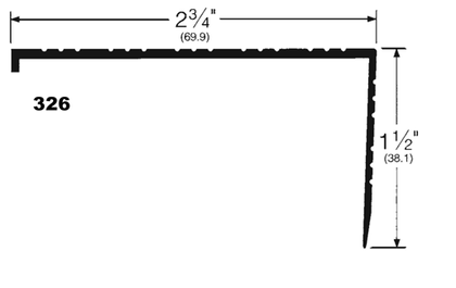 Sill Nosing-326 - Doors and Specialties Co.