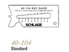Schlage 40-104 Standard Key Gauge