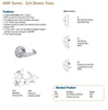 440F Series - Exit Device Trims