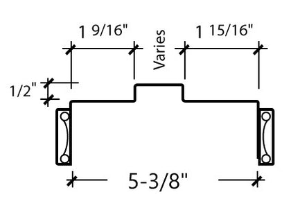53S-645 (Pair) Timely Steel Door Frames-