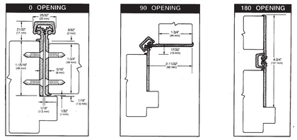 Continuous Hinges - 780-224 HD Mortise - Doors and Specialties Co.