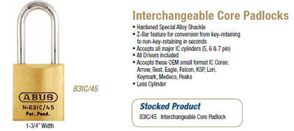 Interchangeable Core Padlocks - Doors and Specialties Co.