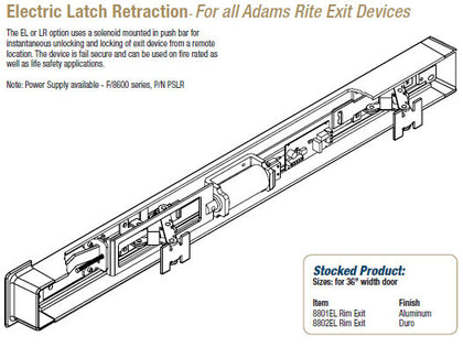 Electric Latch Retraction - Doors and Specialties Co.