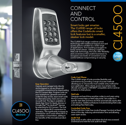 CL4510 Smart Lock - Doors and Specialties Co.