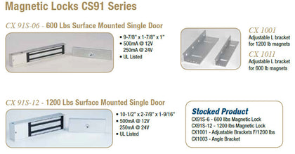 Magnetic Locks CS91 Series - Doors and Specialties Co.