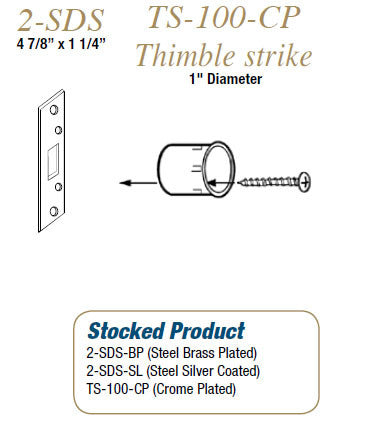 2-SDS, TS-100-CP - Doors and Specialties Co.