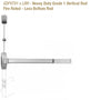 EDV701/EDFV701/EDFV701xLBR Heavy Duty Grade 1 Vertical Rod Exit Device