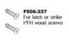 F506-237 Mounting Screws F/Strike or Latch