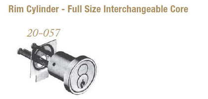 Rim Cylinder Full Size Interchangeable Core - Doors and Specialties Co.