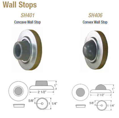 WALL STOPS - Doors and Specialties Co.