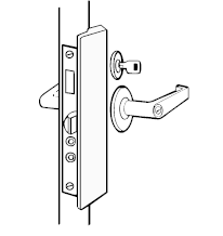 Lock Guard Plates: LP2878 - Doors and Specialties Co.