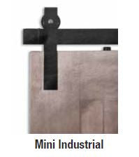 American Rustic Sliding Barn Door Hardware- Mini Industrial - Doors and Specialties Co.